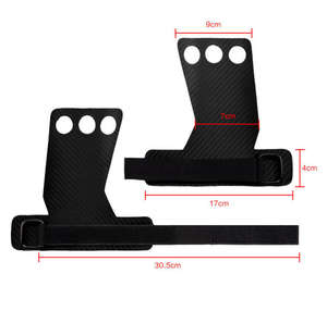 Poignées de musculation en microfibre personnalisables, robustes, pour la protection des paumes, entraînement professionnel de force - Product Image 6