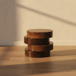 Rae Handmade Teak Wooden <b>Stool</b> Contemporary Minimalist Design Eco-Friendly Finish Durable Easy Clean Home Decor Resort Furniture - Product Image 6