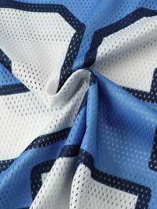 Camiseta Deportiva Oversize de Malla para Hombre, con Logotipo Personalizado, Transpirable, de Poliéster, Estilo Fútbol Americano - Product Image 6