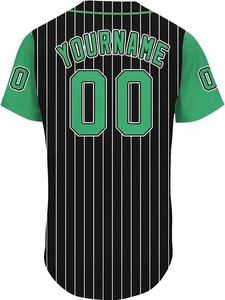 ชุดเบสบอลระบายอากาศขายส่ง แบบสั่งทำพิเศษ พิมพ์ลายแบบซับลิเมชั่น เสื้อซอฟต์บอลชาย ผ้าโพลีเอสเตอร์ ปักโลโก้ - Product Image 2
