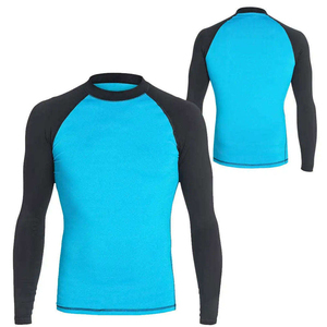 Pakistan Professional Manufacturing <b>Men</b> Gym Training Fitness T <b>Shirt</b> Plus Size Long Sleeve <b>Compression</b> <b>Shirt</b> Unisex Rash Guard - Product Image 3