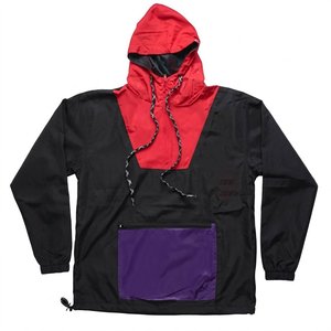 High Selling Custom Logo Red Purple Black <b>Men's</b> Nylon Wind Breaker Suit Sets For <b>Summer</b> Breathable Streetwear <b>Jackets</b> Shorts <b>Men</b> - Product Image 2