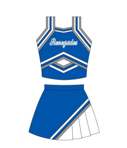 Uniformes de cheerleading sur mesure de haute qualité en gros, tenues sexy de cheerleader avec design en strass - Product Image 3