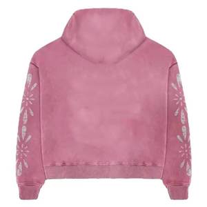Ensemble de survêtement décontracté personnalisé pour homme, coupe évasée, 100 % coton, molleton respirant, coupe oversize et ample, avec sweat à capuche et pantalon de jogging - Product Image 3