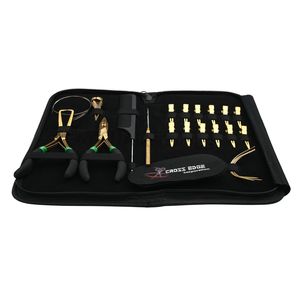 Kit Profesional de Extensiones de Cabello Doradas con Pinza de Crimpado de 5 Pulgadas, Peine para Cola de Caballo y Pinza de Acero Inoxidable para Extensiones de Cabello - Product Image 1