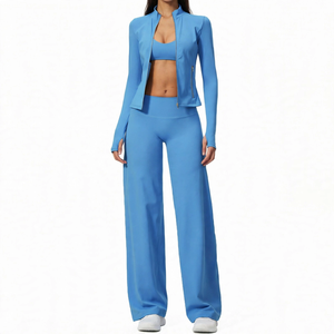 Women's Fitness <b>Gym</b> <b>Set</b> Premium Performance Sportswear Moisture Wicking Quick Dry Breathable Wrkout Training Activewear 2 Pieceo - Product Image 5