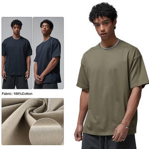 Camiseta Personalizada con Estampado Digital, 100% Algodón Orgánico, Gruesa, Estilo Urbano, Talla Grande, Ecológica, Transpirable, para Hombre - Product Image 3