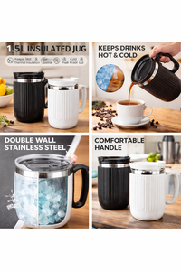 Mug à café en acier personnalisé avec personnalisation et impression pour une utilisation promotionnelle au bureau - Édition Thanksgiving et Halloween - Product Image 2