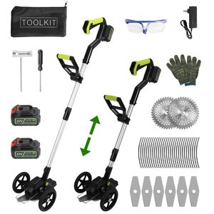 21V elettrico Cordless corda Trimmer erba Edger tagliaerba 3000mAh batterie 3.6-4,6 piedi lunghezza 90 corde - Product Image 2
