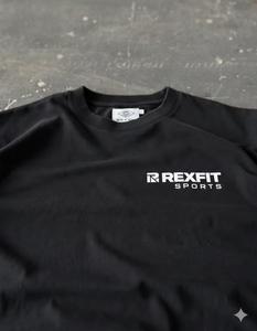 T-shirts en coton surdimensionnés de style streetwear vintage lavés Rexfit Sports, impression à chaud, impression sur écran, t-shirt léger personnalisé pour homme - Product Image 4