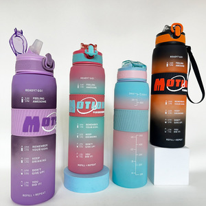 2026 Luxury 1000ml Plastic Tumbler with Handle Wholesale Custom Logo <b>Reusable</b> Travel Mug Coffee Cup with <b>Straw</b> BPA Free - Product Image 3