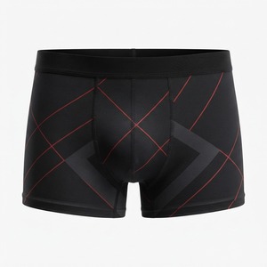 Boxers pour hommes personnalisés, impression par sublimation intégrale, tissu extensible respirant, taille élastique, sous-vêtements confortables en gros - Product Image 2