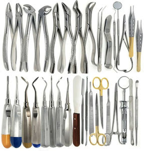 Kit de 34 Piezas de Instrumentos de Extracción Dental Manuales Reutilizables de Acero Inoxidable, con Certificación CE - Product Image 3