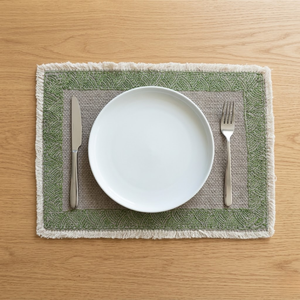 Classic Cotton Table Mat Heat Resistant Dining <b>Placemat</b> Durable Washable Reusable Table Mats Wholesale Supply Custom Branded Use - Product Image 1
