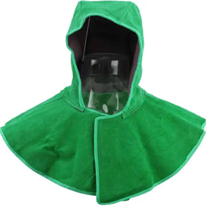 Blouson de soudeur industriel en cuir de vachette pleine fleur de haute qualité, protection renforcée, coutures soudées, anti-chaleur - Product Image 3