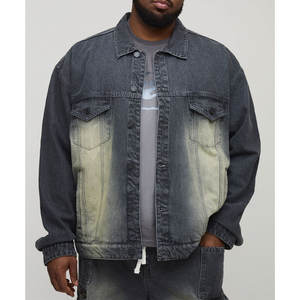 Chaqueta Vaquera Desgastada Moderna para Hombre, Estilo Urbano, con Logotipo Personalizado - Product Image 4