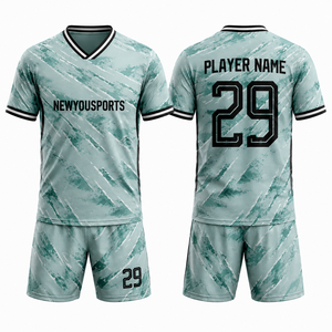 Camiseta de Fútbol Personalizada de Poliéster de Alta Calidad NEW YOU SPORTS, Jersey con Estampado por Transferencia de Calor, Transpirable - Product Image 1