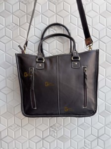 Western Pattern Cowhide Tote Bag Stylish <b>Leather</b> <b>Purse</b> Hair on Hide Carving Hand Tooled Bags for Women's Multi Use - Product Image 5