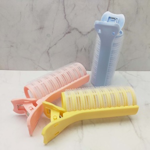 Rouleau à cheveux en plastique bleu mignon sans chaleur pour des franges volumineuses et des boucles légères, idéal pour le coiffage - Product Image 5