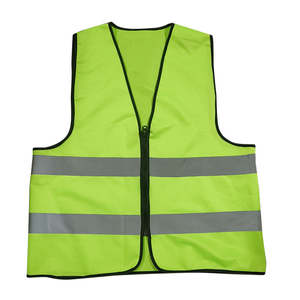 Gilet de sécurité haute visibilité NESTA SPORTS, jaune, en polyester tricoté, logo personnalisable, vêtements de travail respirants - Product Image 3