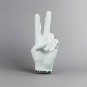 Unisex High Quality Customized Golf Gloves Durable Cabretta Leather Full Finger Adjustable Wrist <b>Strap</b> Excellent Grip Sports - Product Image 2