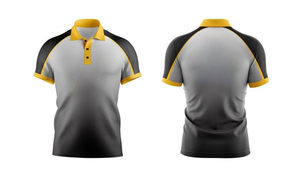 Camiseta Deportiva de Manga Corta con Estampado Geométrico para Hombre, de Secado Rápido, Transpirable, en Verde, Blanco y Amarillo, de Poliéster - Product Image 4