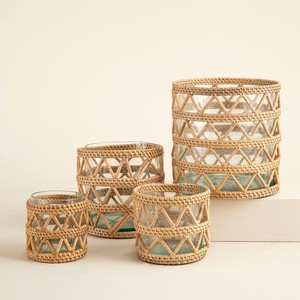 Lowest price decorative wooden <b>lanterns</b> sustainable rattan <b>lantern</b> candle holders for sale - Product Image 1