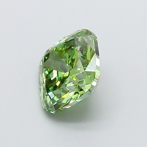 Diamant de laboratoire CVD vert vif fantaisie modifié taille coussin carré de 1,50 carat, clarté VS1, excellente taille, pierre précieuse de luxe pour bijoux - Product Image 2
