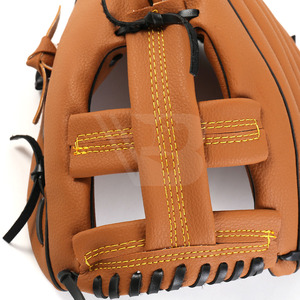 Genuine Leather Baseball Gloves Softball Match Baseball Mitt Equipment Outfield Model Gloves for Adult Youth <b>Train</b> - Product Image 3
