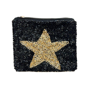 Handmade Beaded Summer Flamingo Pouch Clutch Bag Zipper Closure Custom Summer Theme Evening Purse Large Capacity - Product Image 6