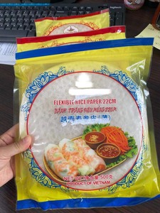 Hoja de papel de arroz lista para comer Servicio OEM 16cm/18cm/20cm/22cm Proveedor de Vietnam-WA + 84924736232 Mr Kelvin - Product Image 3