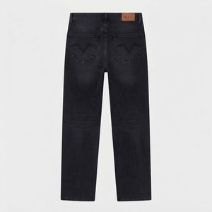 Pantalones Vaqueros Personalizados al por Mayor de Fábrica, Jeans de Algodón Premium para Hombre y Mujer, Corte Holgado, Pierna Recta, Estilo Casual - Product Image 2