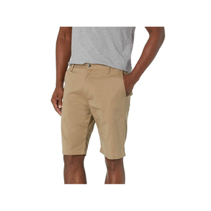 Shorts cargo décontractés pour hommes, taille élastique, en toile unie, personnalisables, en coton extensible, multi-poches, été - Product Image 3
