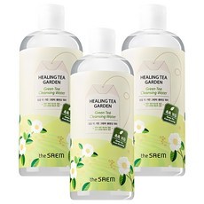 Offerta Speciale: Set da 3 The Saem Healing Tea Garden Acqua Detergente al Tè Verde 500ml con Glicerina per il Viso - Product Image 1
