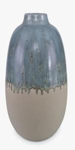 Vase en céramique rouge turquoise fait main Linea, d'inspiration asiatique, en porcelaine décorative, pour salon, salle de thé, mariage - Product Image 3