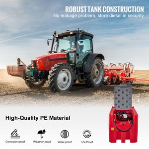 Serbatoio Diesel Portatile da 116 Galloni, Portata 10 GPM, Altezza di Sollevamento 13,1 Piedi, Pompa di Trasferimento Elettrica 12V, Attrezzatura per Lavorazione del Petrolio - Product Image 2