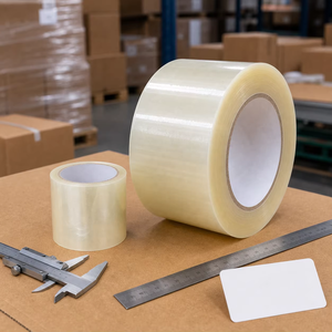 Cinta de Embalaje BOPP Transparente de Alta Resistencia, Precio Directo de Fábrica, Tamaño Personalizado, Rollo Adhesivo para Sellado de Cajas - Product Image 1