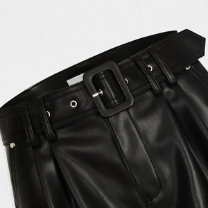 Best Selling Customized Made Women's <b>Leather</b> <b>Shorts</b> New Style Unique Design Women <b>Leather</b> <b>Shorts</b> For Casual Wear - Product Image 6