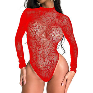 Solid Trader <b>Top</b> Quality Hot Selling Pure Color Body Suit Sexy <b>Mesh</b> Design Stretchy Outwear <b>Women</b> Beach Wear - Product Image 4