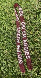 Correa para bolso Aggies Texas A&M, Diadema Aggies, Accesorios Aggies, Correa para cartera, Correa cruzada con cuentas Aggies, Gig' Em, Game Day C - Product Image 4
