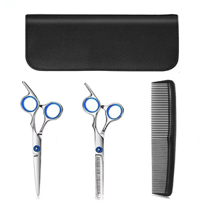 Ciseaux de coiffure de qualité supérieure, style japonais, ciseaux de barbier professionnels, ciseaux de coupe de cheveux, accents bleus, vente chaude - Product Image 4