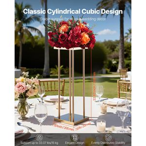 10 Soportes Florales Cilíndricos de Metal Laminado de 23.62 Pulgadas para Columnas de Flores en Bodas y Fiestas - Product Image 2