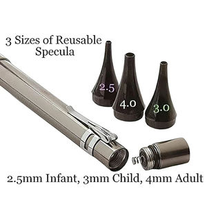 Manual ENT Surgical Otoscope Stable <b>Lighting</b> Detailed Ear Viewing Accurate Top Stainless Steel Comfortable Grip - Product Image 3