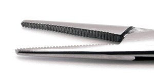 Pinces chirurgicales manuelles incurvées et droites en acier inoxydable de haute qualité, à usage unique, pour la fixation hémostatique, ensemble d'instruments puissants - Product Image 3