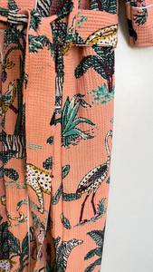 Bata Kimono de Algodón para Spa, Estampado Floral, Ligera, para Descansar - Product Image 5