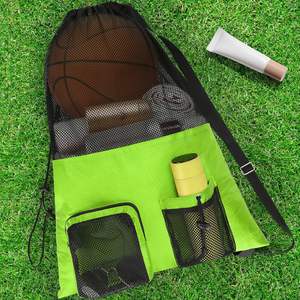 Mesh <b>Drawstring</b> Gym Swim Beach bag Large Waterproof Pool Sports <b>Backpack</b> for Swimming Gear Workout Yoga Travel Mesh <b>Drawstring</b> - Product Image 3