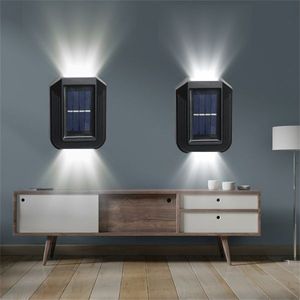 Lampada da Parete Solare Impermeabile per Esterni, Illuminazione Su e Giù per Giardino, Patio, Terrazza, Recinzione - Product Image 4