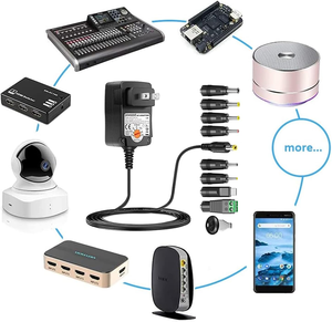 Adaptador Universal AC de 12W, cargador DC de 3V-12V 1A para routers, altavoces, cámaras CCTV, teléfonos inteligentes, concentrador USB, grabadora GPS con 8 conectores DC - Product Image 6