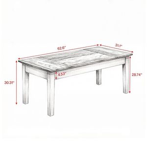 Elegante scrivania per computer da ufficio da 31,1 pollici con piedini regolabili - Product Image 3