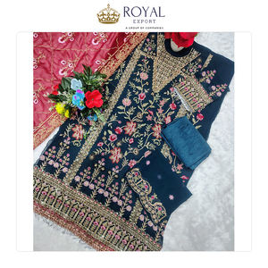 ลดราคาพิเศษสำหรับชุดเสื้อผ้าปากีสถานสวยงาม ชุดสัลวาร์ปักลายดีไซน์ใหม่จากผ้าจอร์เจตต์สำหรับผู้หญิงในราคาประหยัด - Product Image 6